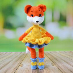 toy fox,handmade toy,soft toy fox,stuffed fox,stuffed toy,fox doll,baby shower