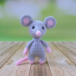 Little mouse,mouse toy,gray mouse,handmade toy,plush toy,plush mouse,soft toy