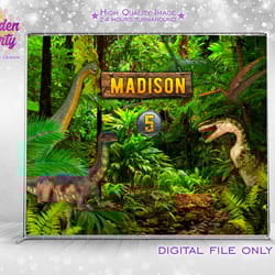 dinoparty custom backdrop, dinosaur birthday party, wild birthday party, prehistoric baby shower