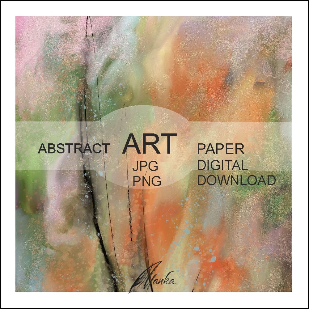 Art-Abstract-digital-paper-beige-painting