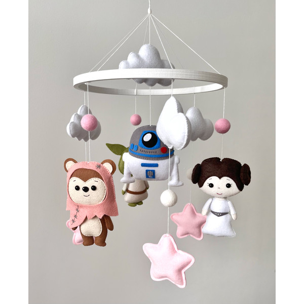 Star Wars baby mobile Star Wars nursery decor Crib mobile