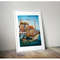 poster wall decor summer bright landscape boats in Honfler print 3.jpg