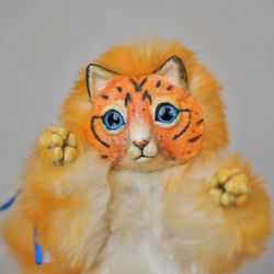 Cat Barsik. One for sale. Fantasy toy. Ooak doll. Art doll animal