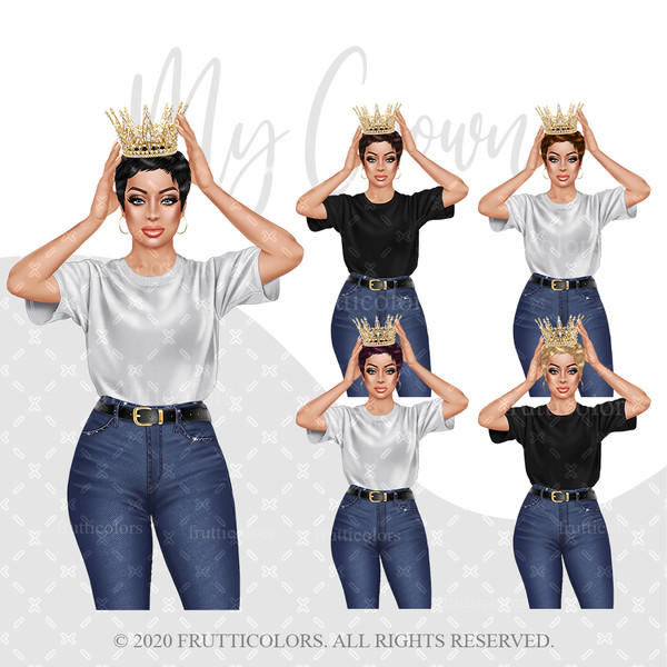 queen-girl-clipart-denim-girl-fashion-illustration-jeans-sublimation-design-printable-png-boss-girl-birthday-crown-commercial-use-с5.jpg