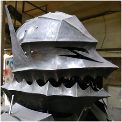 Berserk anime armor Guts cosplay steel hand forged Dragon Slayer Sword & Berser Armor 1:1 exact real reconstruction 5555