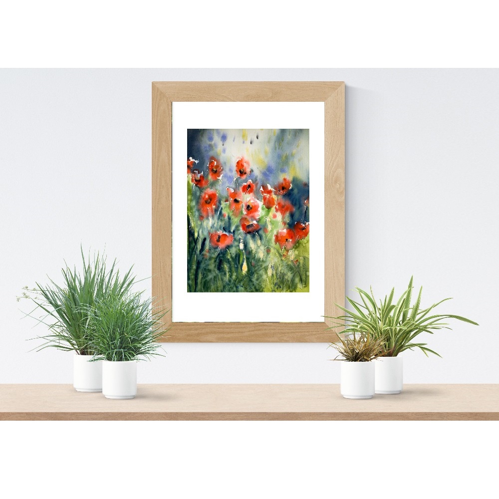 poster wall decor summer bright poppies print 3.jpg