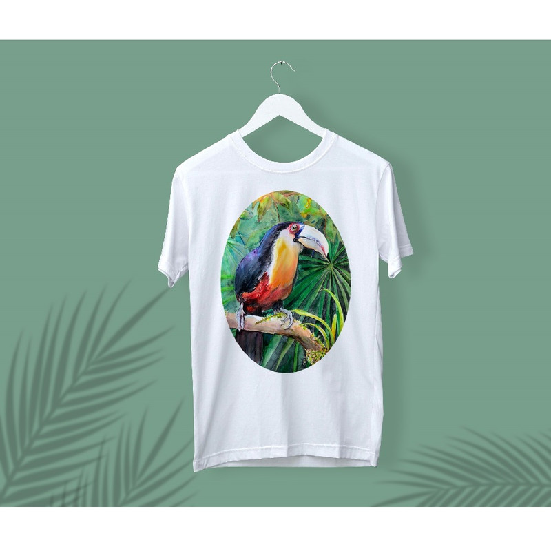 poster wall exotic tropical bright toucan print 4.jpg