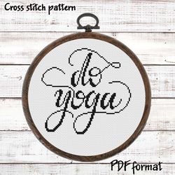 do yoga cross stitch pattern pdf, meditation embroidery pattern, yoga art cross stitch pattern modern, easy xstitch