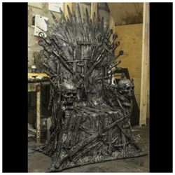 game of thrones cosplay iron throne game of thrones inspired made to order props - custom made - custom commission - 555