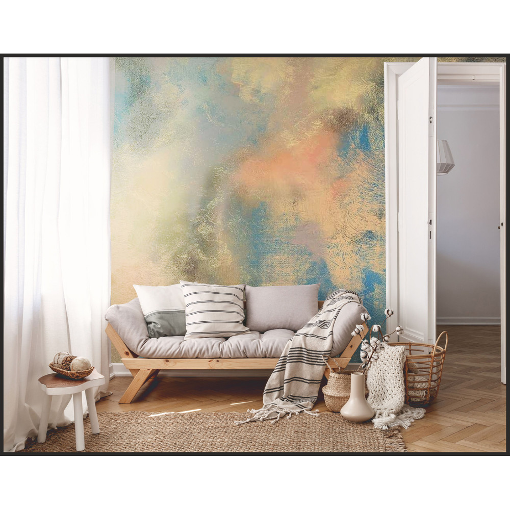 Abstraction-gold-painting-interiors-living room