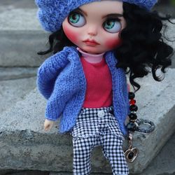 blythe, blythedolls, blythecustom, blythelove , blytheoutfit,blackhair