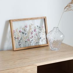 Dried Flower Framed Bouquet, Eco Friendly Gift