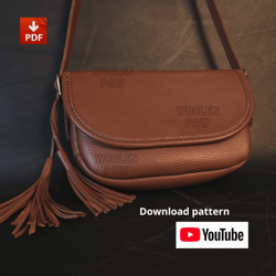 Leather pattern to make a Lady bag. BG13