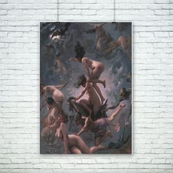 witches going to their sabbath 1878 by luis ricardo falero