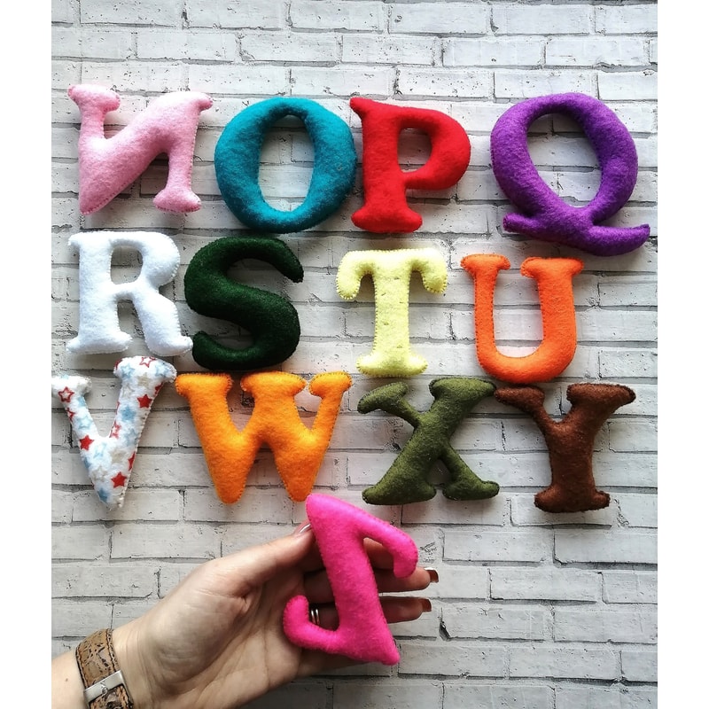 Soft English Alphabet for kids Felt Letters ABC Learning | Inspire Uplift