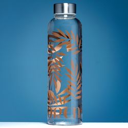 Floren Jasminum- 500ml Glass Water Bottle