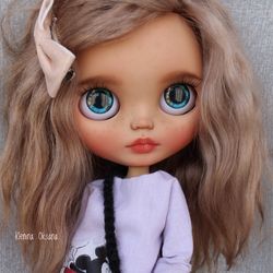 Blythe doll Blythe custom Blythe Custom Blythe Blythe ooak Blythe with natural hair