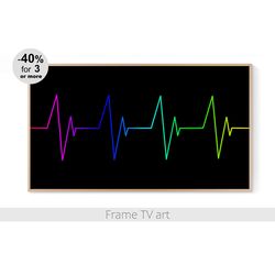 Samsung Frame TV art abstract, Frame TV art minimalist, Frame TV art line, Frame TV Art digital download 4K  | 033