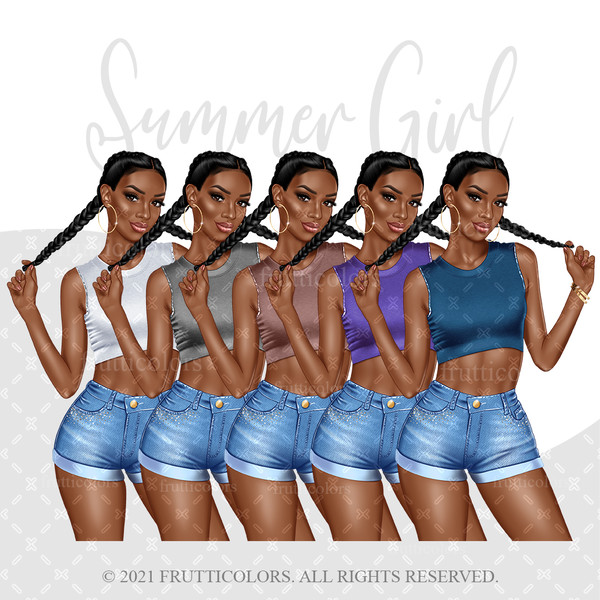 summer-vibes-clipart-fashion-girl-illustration-clipart-african-american-fashionable-afro-girls-denim-printable-png-sublimation-design-c8.jpg