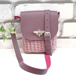 cell phone cross body bag cute hands free pouch handmade shoulder bag