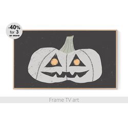 Samsung Frame TV Art Halloween, Frame TV Art Pumpkin, Frame tv art digital download 4K, Frame TV Art Fall  | 038