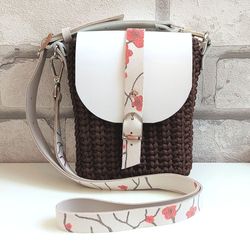 Small shoulder bag with strap