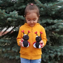 baby toy ladybug , soft toy ladybug , cute ladybug toy for baby git idea , plush toy ladybug