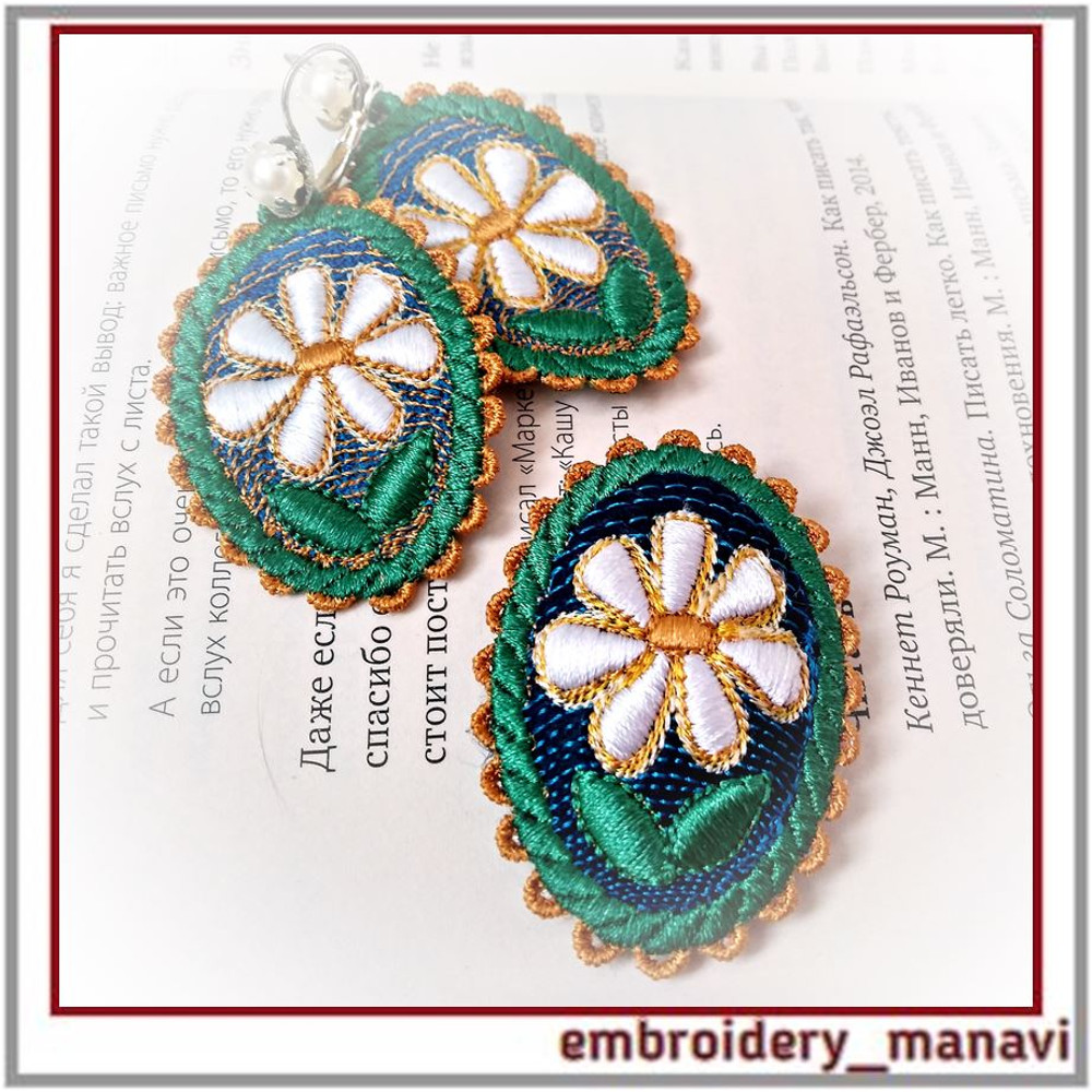 In-The-Hoop-embroidery-designs-Set-oval-earrings-brooch-chamomile