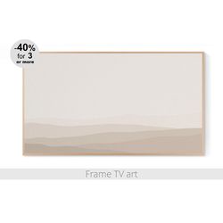 Frame TV Art abstract landscape, Frame TV art beige, Samsung Frame TV Art Download 4K, Frame TV art neutral | 074