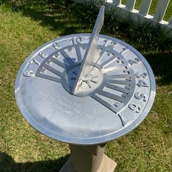 Aluminum  machined & engraved  sundials
