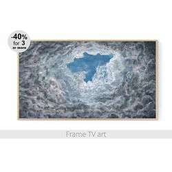 Samsung Frame TV Art Download 4K, Frame Art TV sky landscape, Farmhouse artwork for TV, Frame Art TV painting | 088