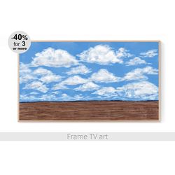 Samsung Frame TV Art landscape| Frame TV 4k Art Digital Download | Frame TV art farmhouse | Painting Art for TV | 091