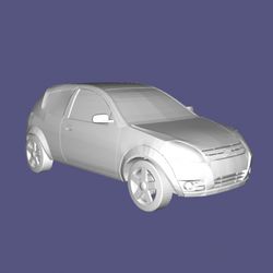Beauty 1 3d Model Car STL 3D printing Ford KA Brasil
