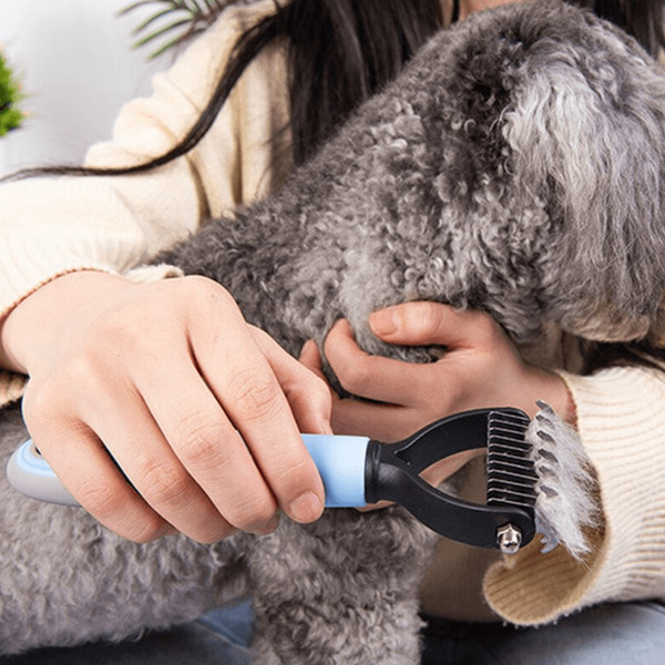 Pet top dematting comb