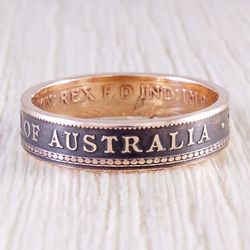 copper coin ring (australia)