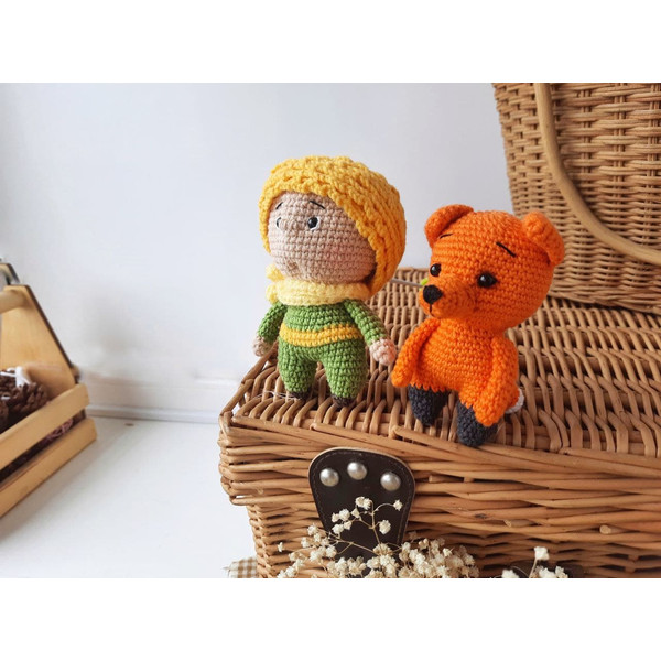 Amigurumi Little Prince and The Fox crochet pattern