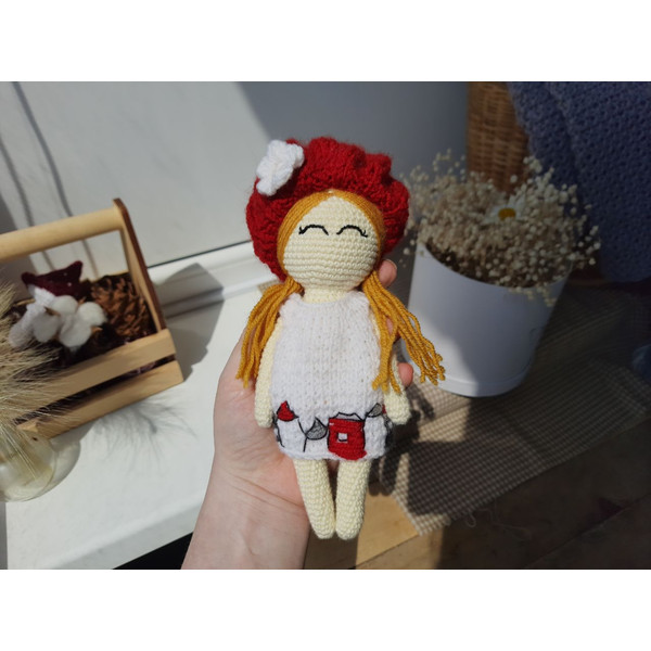 Amigurumi doll in crochet and knitting dress 6 inch pattern.jpg