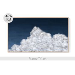 Samsung Frame TV Art Download, Samsung TV Frame Art landscape painting abstract sky, Frame TV Art Farmhouse | 095