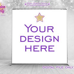 Any theme custom backdrop, Custom Designed banner , Backdrop Design, Personalized party design