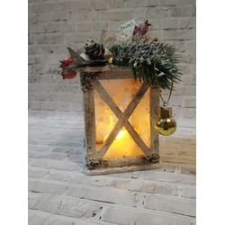 Christmas Lantern/Christmas/Winter Lantern/Decorative Lantern / Lantern for Home/ Home Decor/ Lantern and Candles/