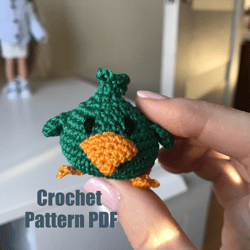 Crochet pattern Baby Bird. Collection Pocoyo