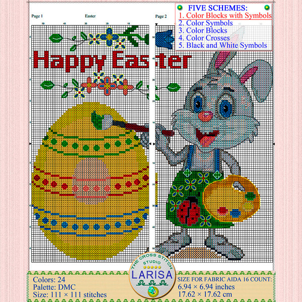 Easter Bunny pattern
