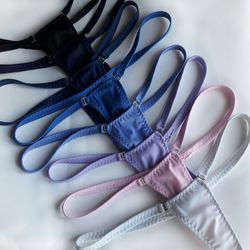 Women's mini thong/g-string. Swimsuit bottom. Handmade to order.