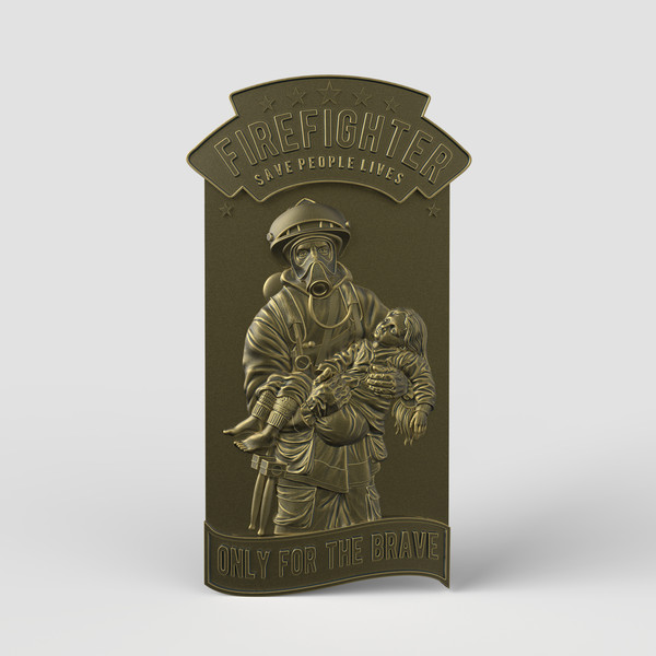 bronze firefighter panel stl cnc 3dprintmodel.jpg