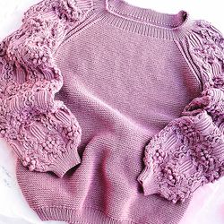 KNITTING PATTERN PDF: Woman Sweater "Shida Inspiration"/ Seamless Sweater/ Jumper for Woman / 10 Sizes