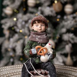 Winter doll-boy Petr