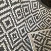 loop-yarn-finger-knitted-rhombus-blanket