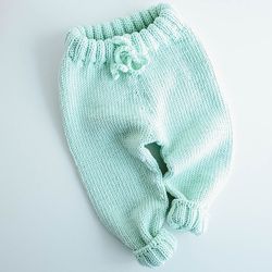 KNITTING PATTERN: PANTS "Mint" Pdf Knitting Pattern / 7 Sizes