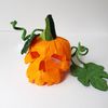Pumpkin skull Halloween decorations felt sewing pattern.jpg