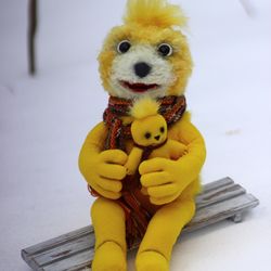 Yellow man - soft doll